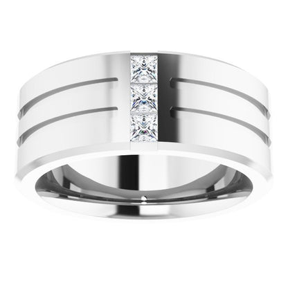 1/4 CTW Lab-Grown Diamond Band, 10.5 mm