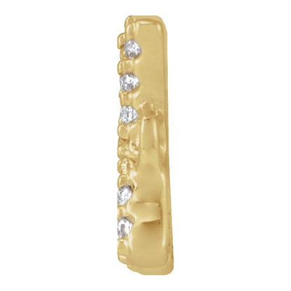 .04 CTW Natural Diamond Initial Link