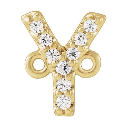 .04 CTW Natural Diamond Initial Link