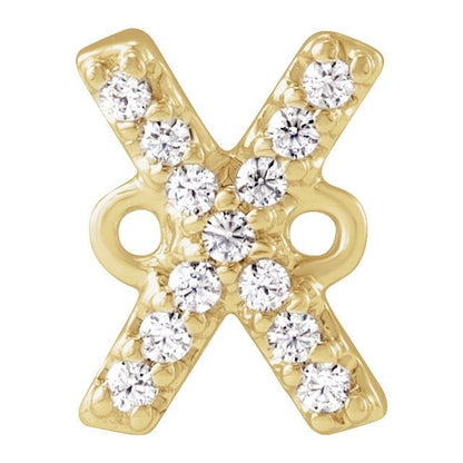.04 CTW Natural Diamond Initial Link