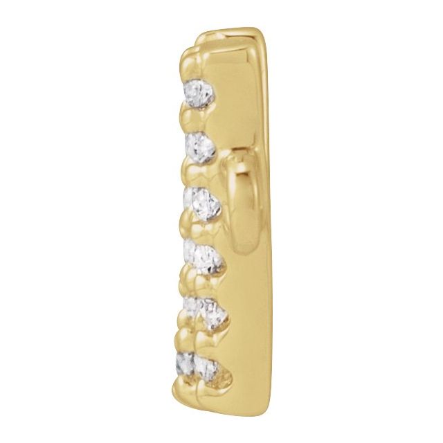 .07 CTW Natural Diamond Initial Link
