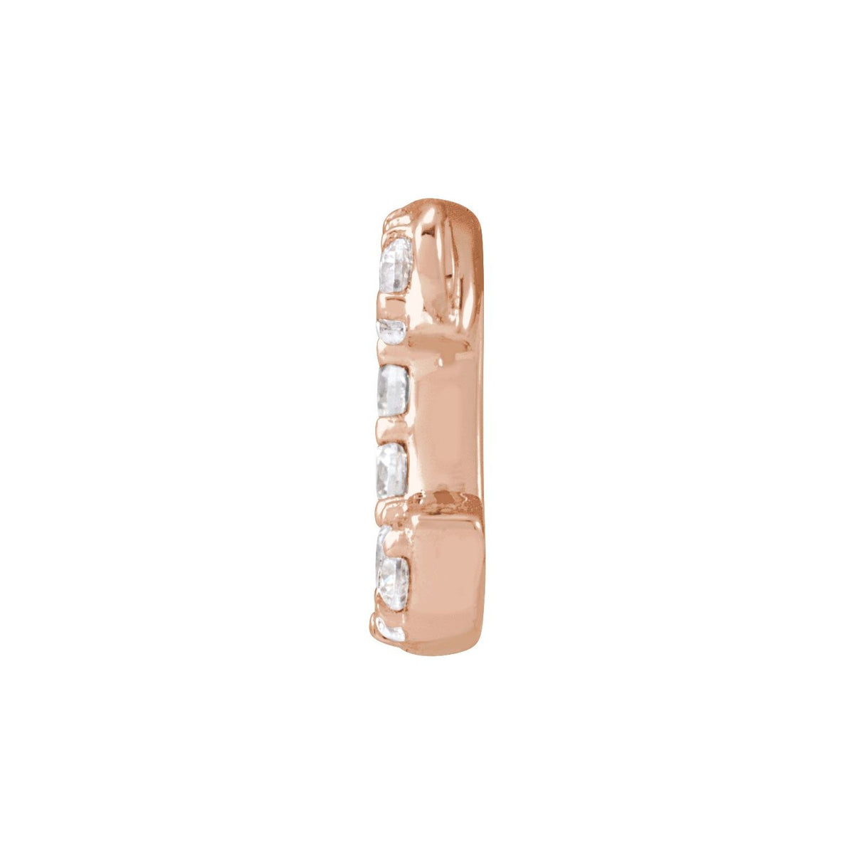 1/10 CTW Lab-Grown Diamond Initial Necklace Center