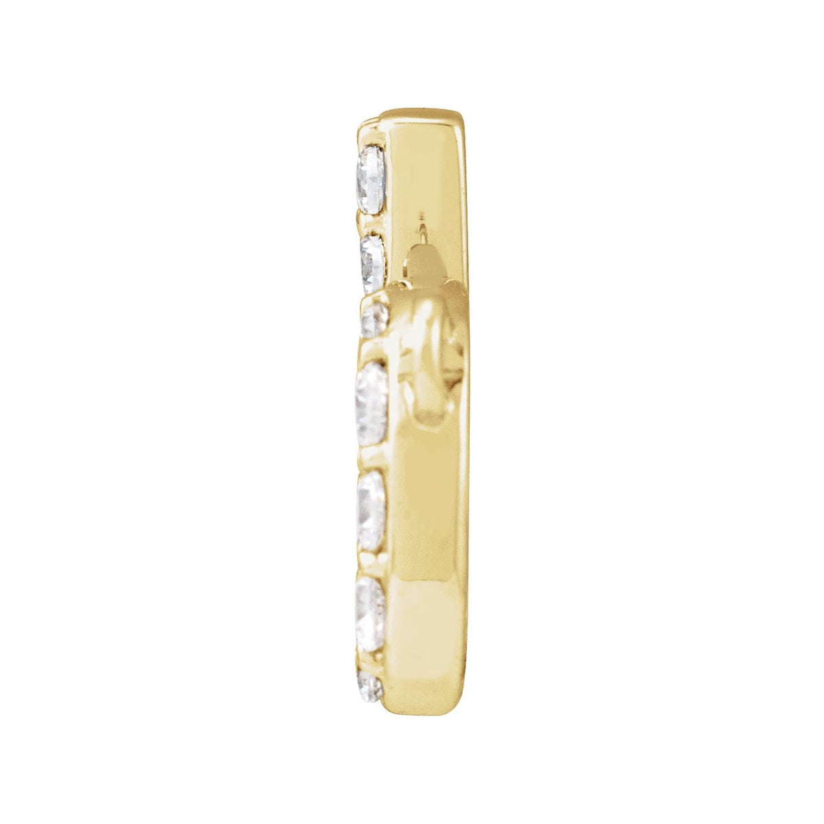 1/8 CTW Lab-Grown Diamond Initial Necklace Center