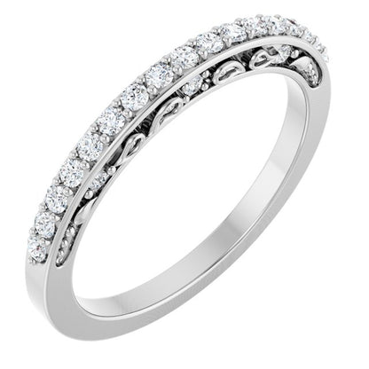 1/4 CTW Natural Diamond Anniversary Band, 3.5 x 2.5 mm