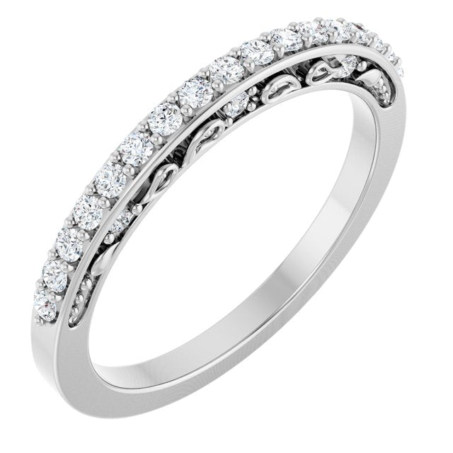 1/4 CTW Lab-Grown Diamond Anniversary Band