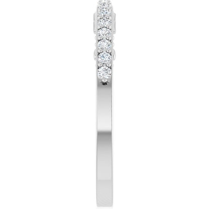 1/4 CTW Natural Diamond Anniversary Band, 3.5 x 2.5 mm