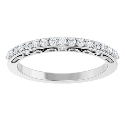 1/4 CTW Natural Diamond Anniversary Band, 3.5 x 2.5 mm
