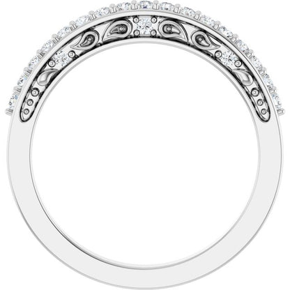 1/4 CTW Natural Diamond Anniversary Band, 3.5 x 2.5 mm