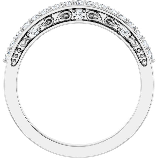 1/4 CTW Lab-Grown Diamond Anniversary Band