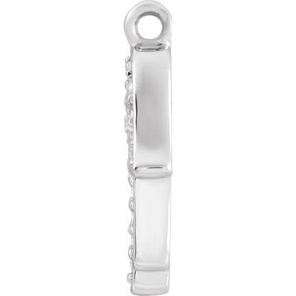 1/8 CTW Natural Diamond Hamsa Dangle