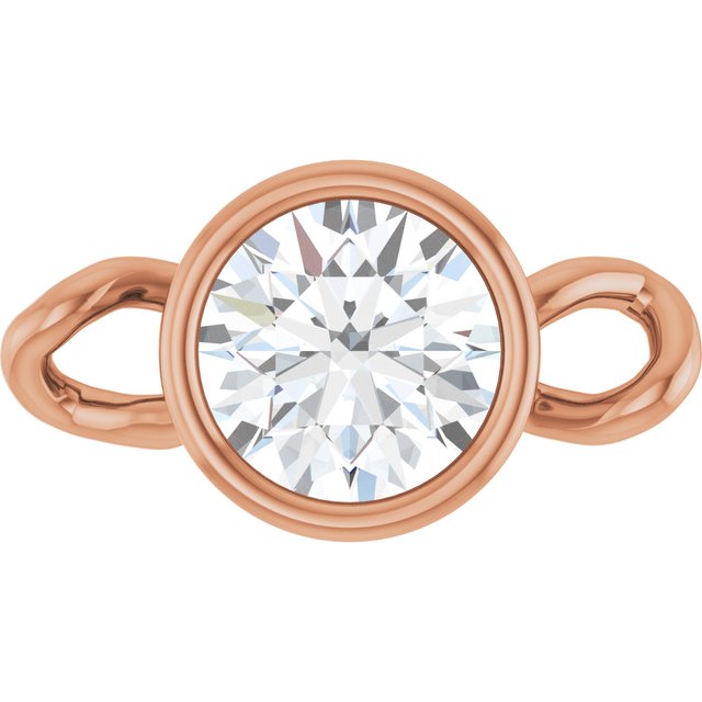 1/5 CT Lab-Grown Diamond Bezel-Set Link, 4.75 mm x 8.7 mm