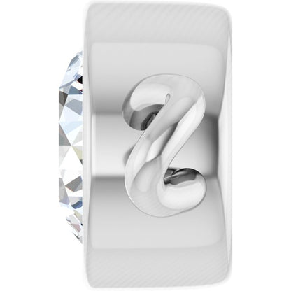1/5 CT Lab-Grown Diamond Bezel-Set Link, 4.75 mm x 8.7 mm