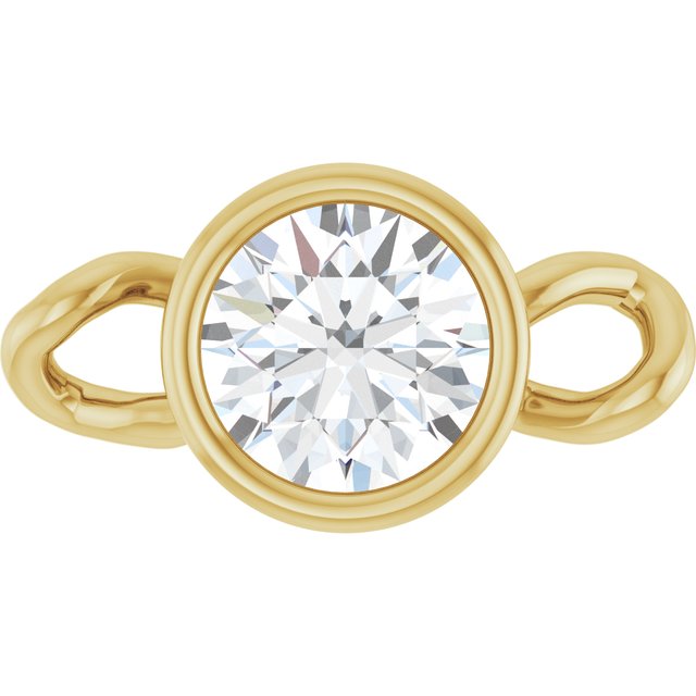 1/6 CT Natural Diamond Bezel-Set Link, 4.25 mm x 8.23 mm