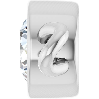 1/8 CT Lab-Grown Diamond Bezel-Set Link, 4.25 mm x 8.23 mm