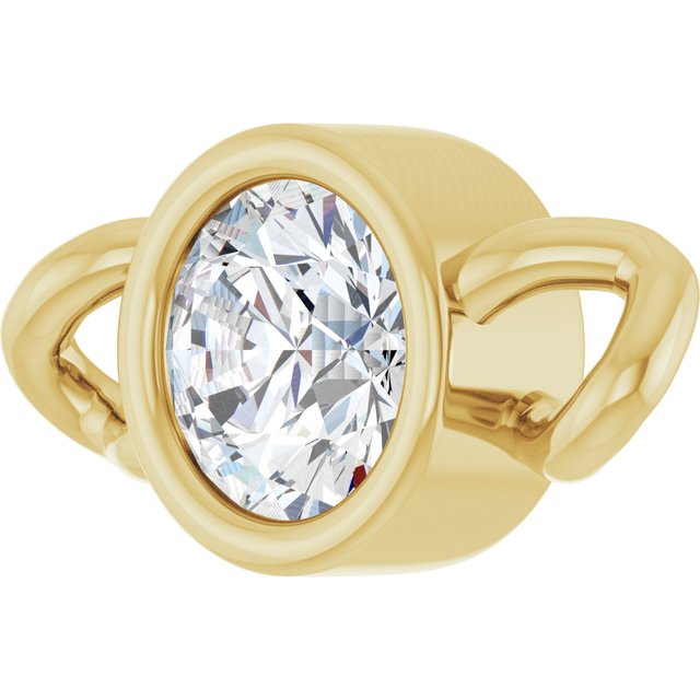 1/10 CT Natural Diamond Bezel-Set Link, 4 mm x 7.99 mm