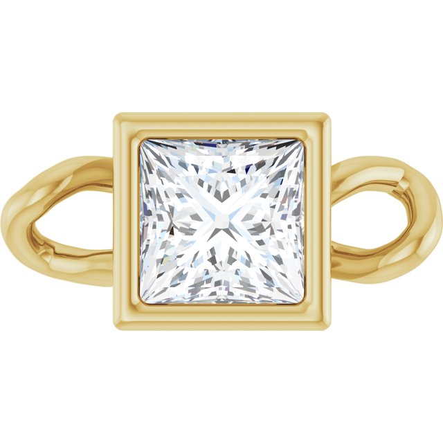 1/6 CT Natural Diamond Bezel-Set Link, 4 mm x 8.09 mm
