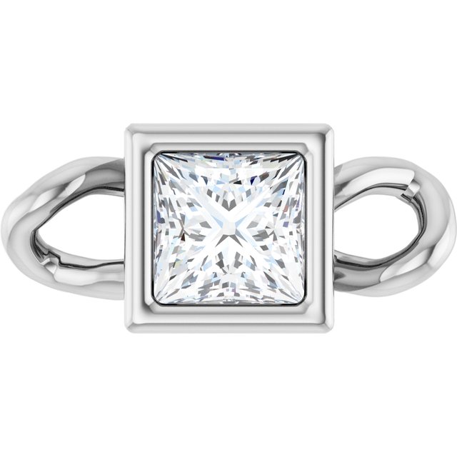 1/10 CT Natural Diamond Bezel-Set Link, 3.5 mm x 7.59 mm