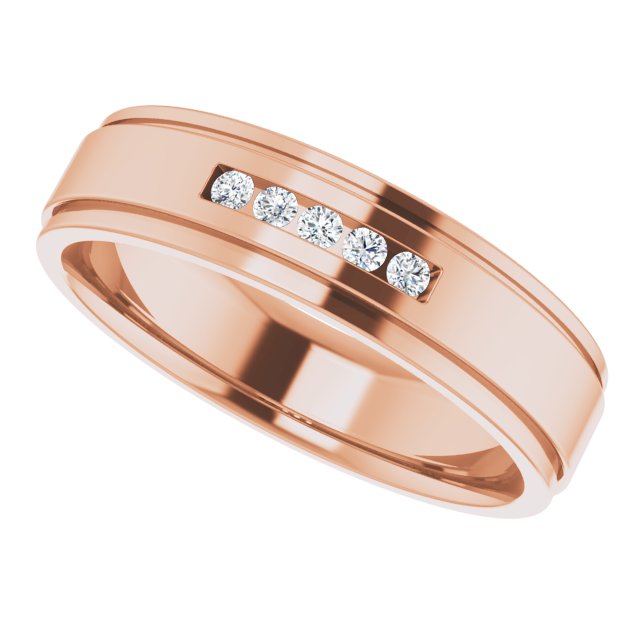 1/10 CTW Natural Diamond Band, 5.7 mm