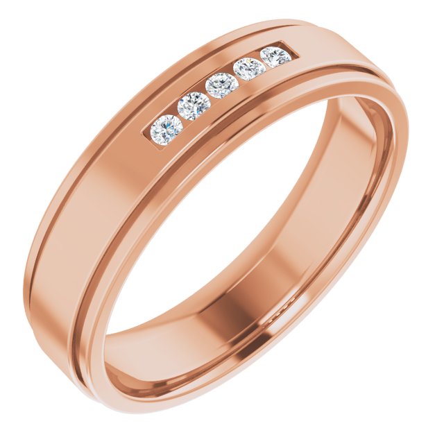1/10 CTW Natural Diamond Band, 5.7 mm