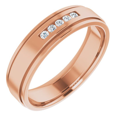 1/10 CTW Natural Diamond Band, 5.7 mm