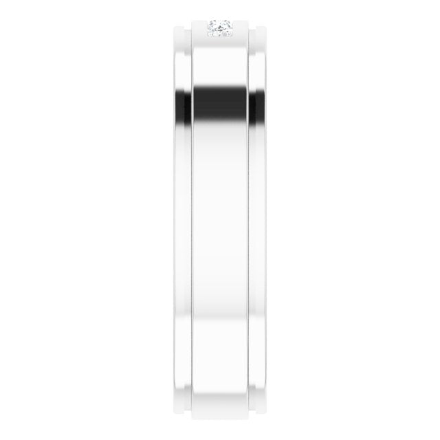 1/10 CTW Lab-Grown Diamond Band, 5.7 mm