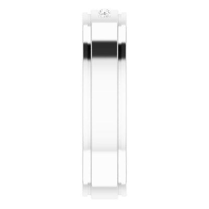 1/10 CTW Lab-Grown Diamond Band, 5.7 mm