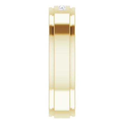 1/10 CTW Natural Diamond Band, 5.7 mm
