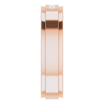 1/10 CTW Lab-Grown Diamond Band, 5.7 mm