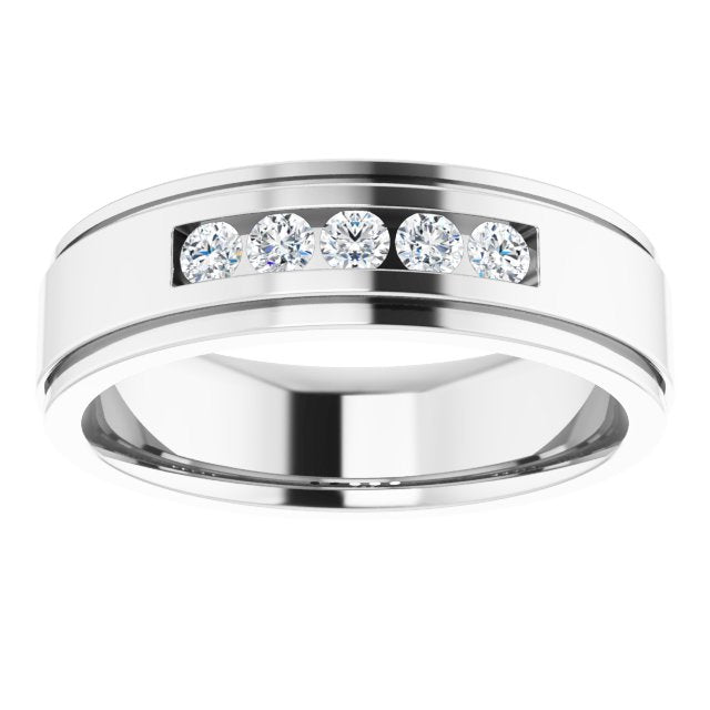 1/3 CTW Lab-Grown Diamond Band, 6.5 mm