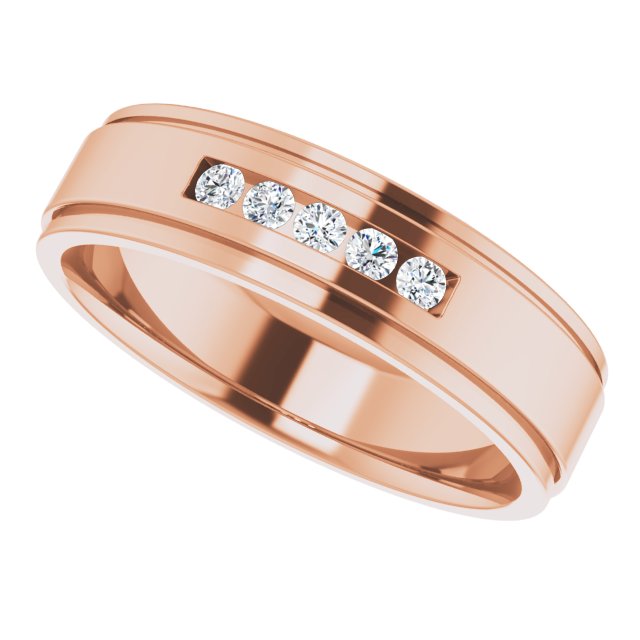1/6 CTW Lab-Grown Diamond Band, 6 mm