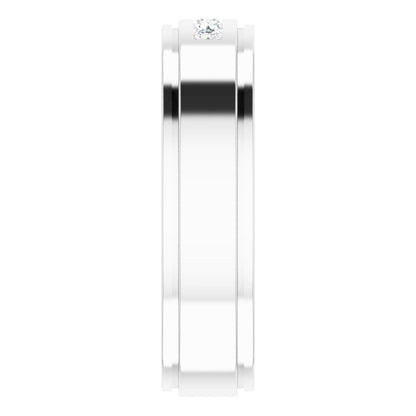 1/6 CTW Natural Diamond Band, 6 mm