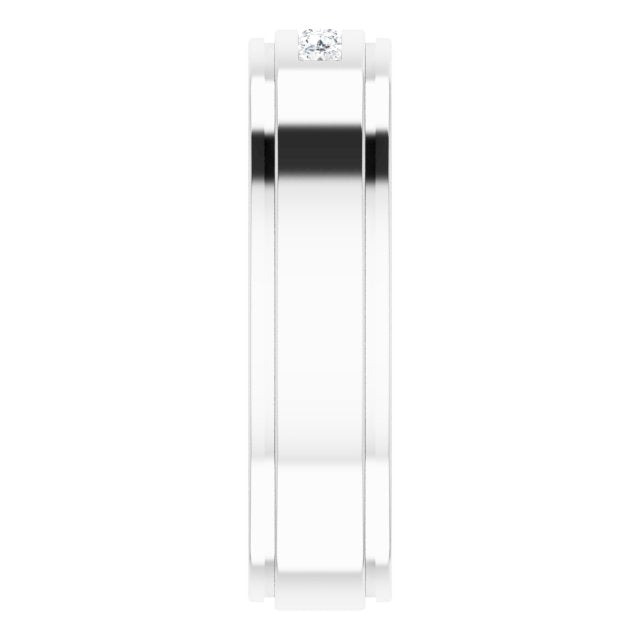 1/6 CTW Lab-Grown Diamond Band, 6 mm