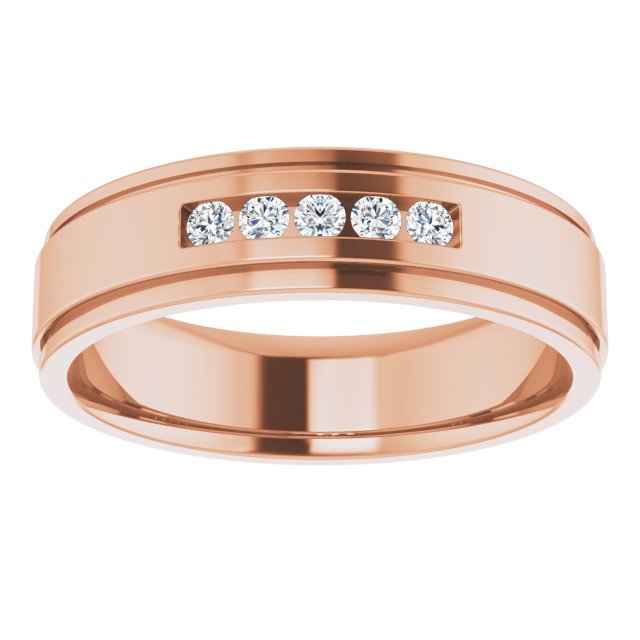 1/6 CTW Natural Diamond Band, 6 mm
