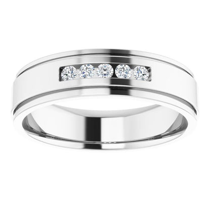 1/6 CTW Natural Diamond Band, 6 mm