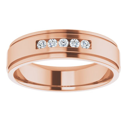 1/6 CTW Lab-Grown Diamond Band, 6 mm