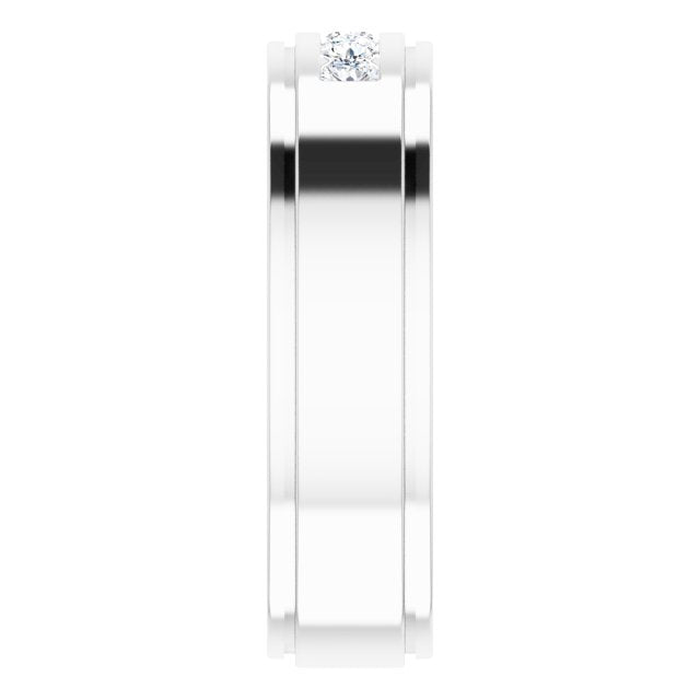 1/3 CTW Lab-Grown Diamond Band, 6.5 mm