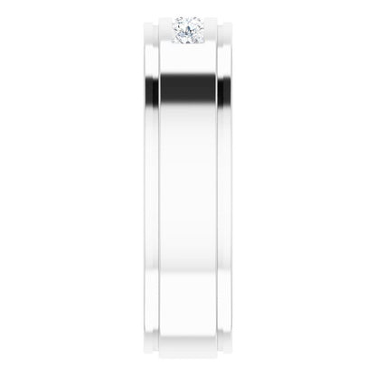 1/3 CTW Lab-Grown Diamond Band, 6.5 mm
