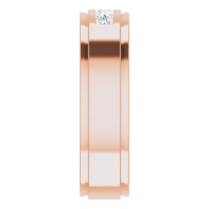 1/3 CTW Lab-Grown Diamond Band, 6.5 mm