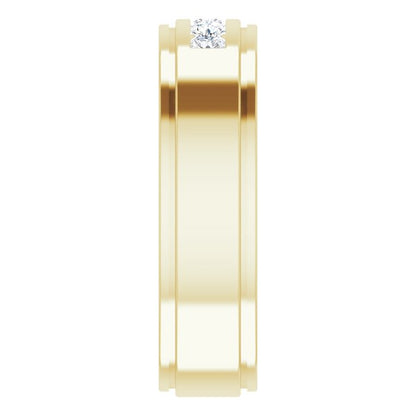 1/3 CTW Lab-Grown Diamond Band, 6.5 mm