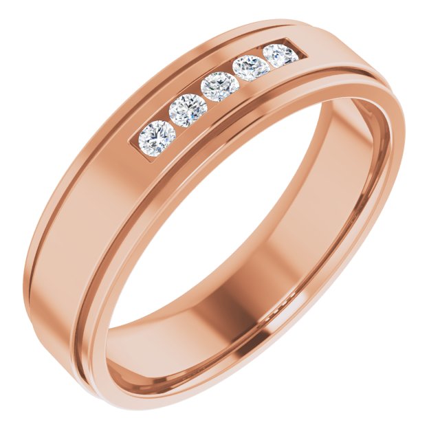 1/6 CTW Natural Diamond Band, 6 mm