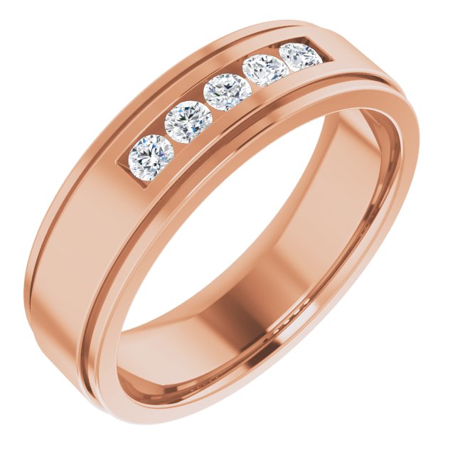 1/3 CTW Lab-Grown Diamond Band, 6.5 mm