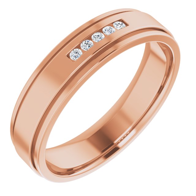 .08 CTW Lab-Grown Diamond Band, 5.5 mm