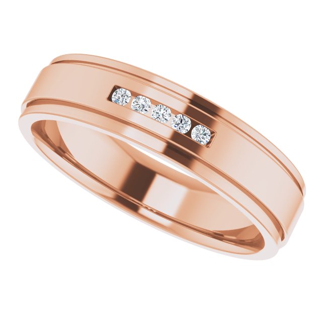 .08 CTW Lab-Grown Diamond Band, 5.5 mm