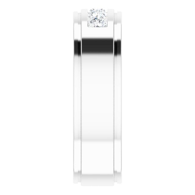 1/2 CTW Lab-Grown Diamond Band, 7 mm