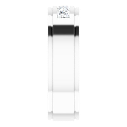 1/2 CTW Lab-Grown Diamond Band, 7 mm