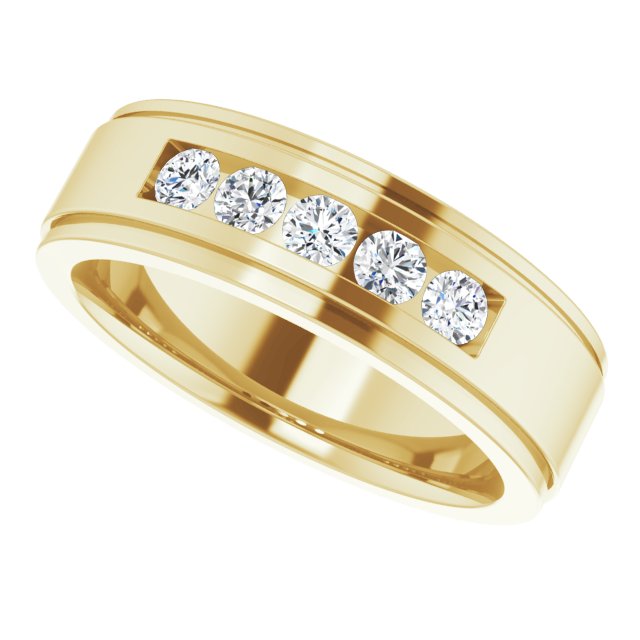1/2 CTW Lab-Grown Diamond Band, 7 mm