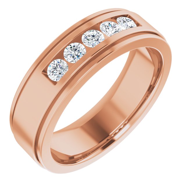 1/2 CTW Lab-Grown Diamond Band, 7 mm
