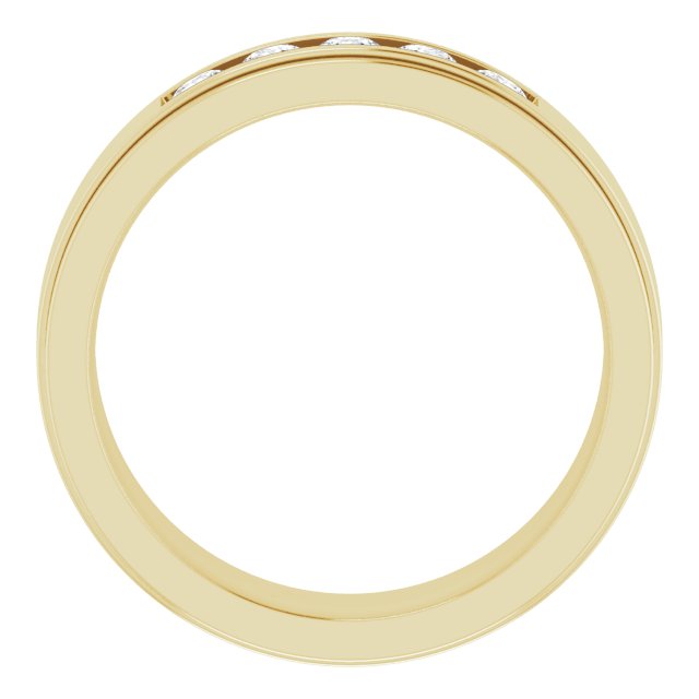 1/2 CTW Natural Diamond Band, 7 mm