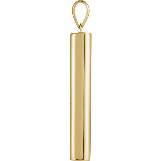 Ash Holder Cylinder Bar Pendant
