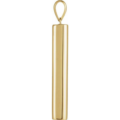 Ash Holder Cylinder Bar Pendant
